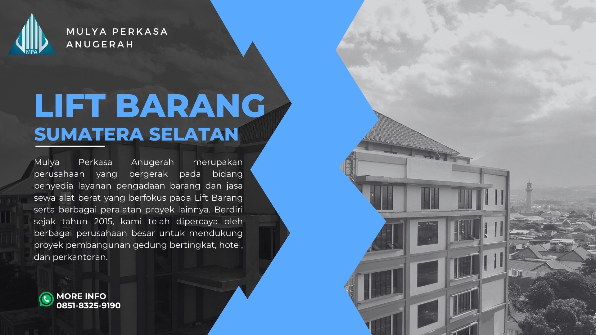 Sewa Lift Barang Bandung