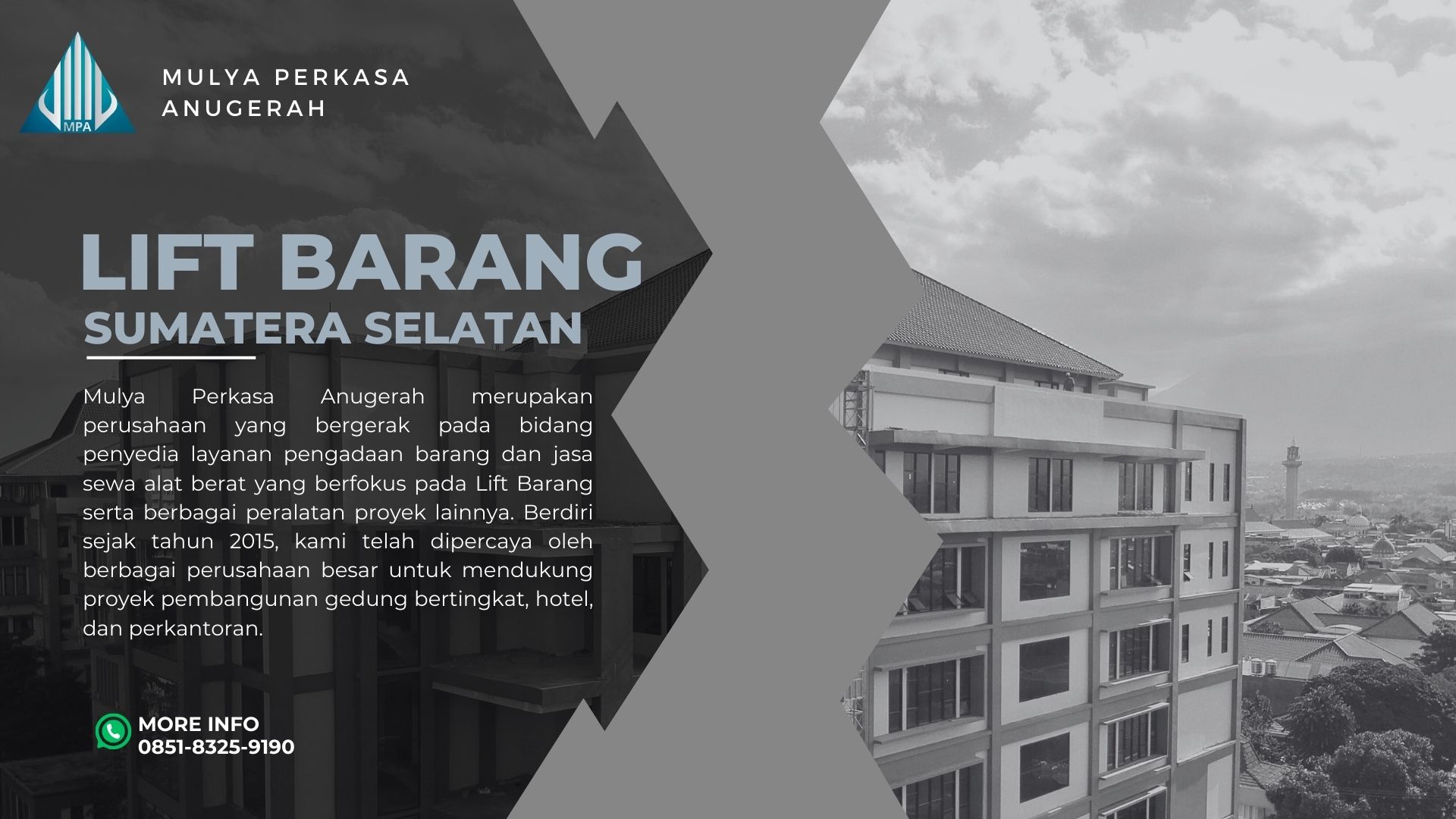 Sewa Lift Barang Garut