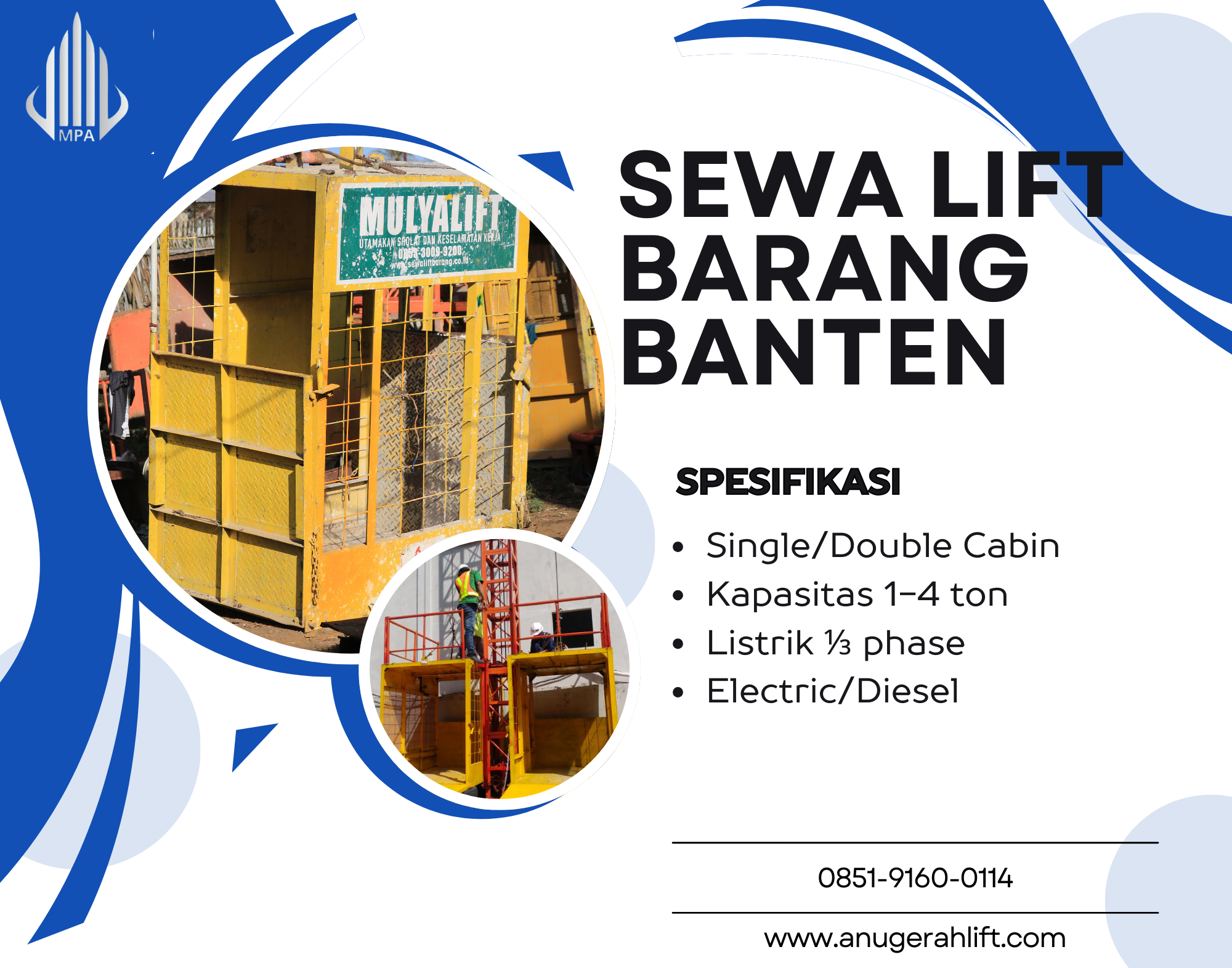 Sewa Lift Barang Banten