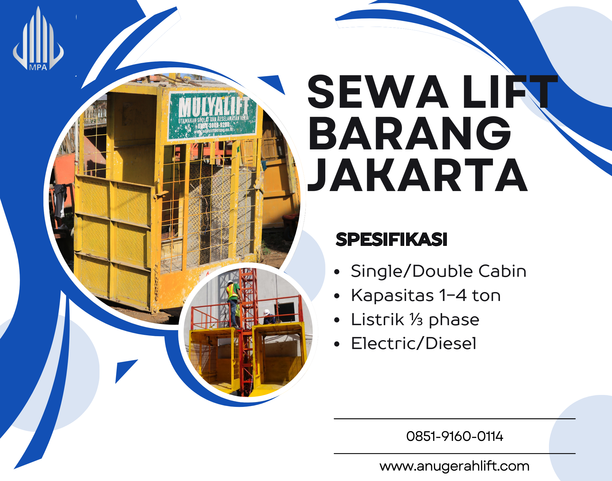 Sewa Lift Barang Jakarta