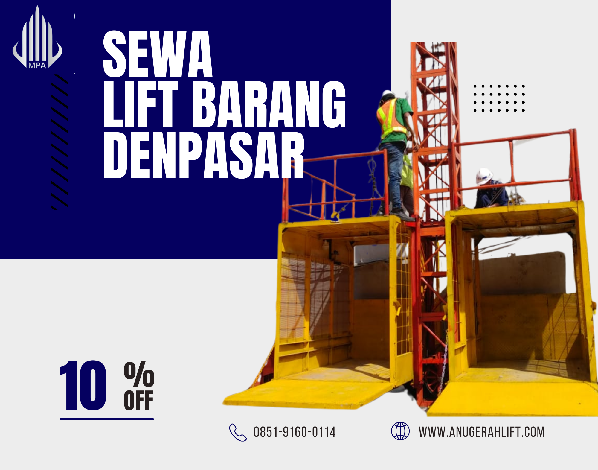 Sewa Lift Barang Denpasar